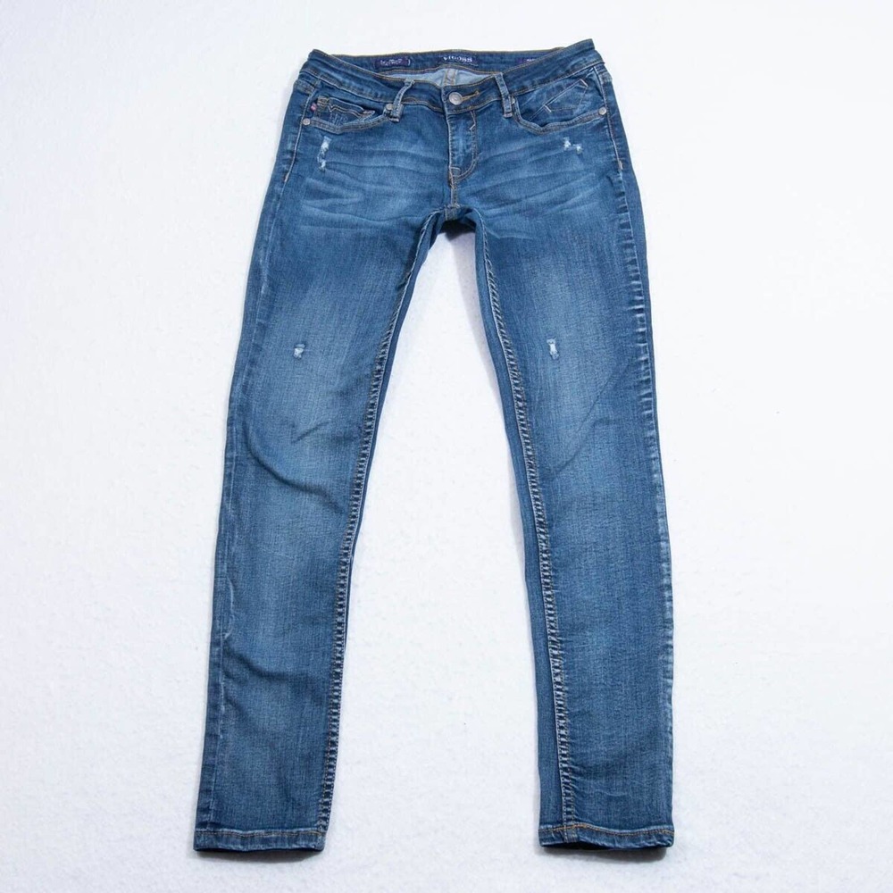 Vigoss Jeans Womens 27x27 (28x29 actual) The Thompson Tomboy Skinny Distressed